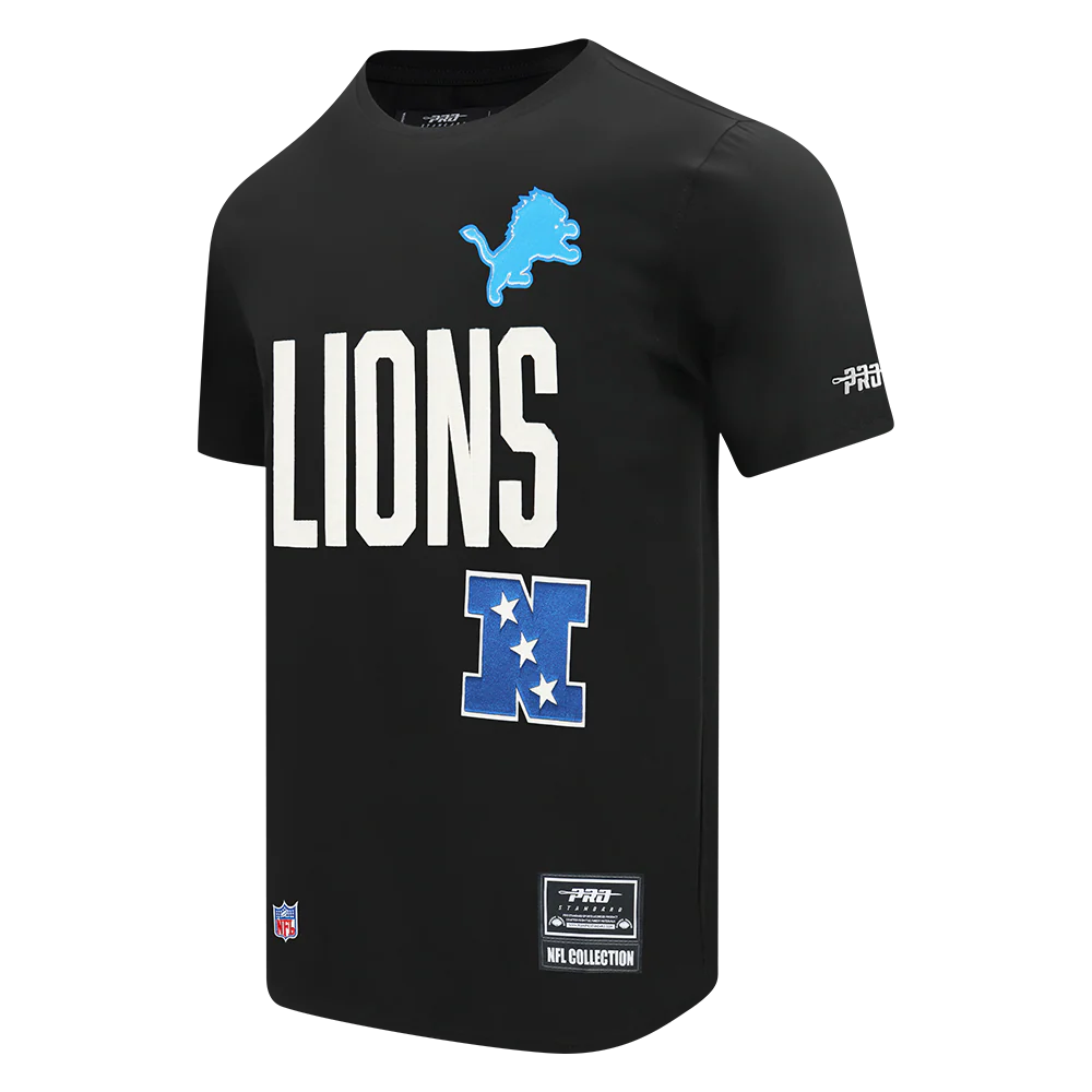 NFL DETROIT LIONS DETROIT LIONS MODERN ORIGINALS M SJ TEE FDL1411162-BLK - Image 2